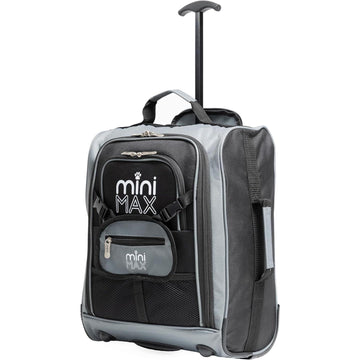 Aerolite MiniMAX (45x36x20cm) Easyjet Maximum Cabin Trolley/Carry On Suitcase with Backpack and Pouch, Pack The Max, 2 Years Warranty